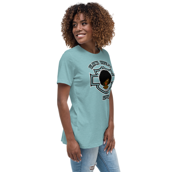 Black Harley Rider Women's Relaxed T-Shirt