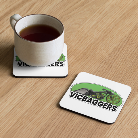 VICBAGGERS Cork-back coaster