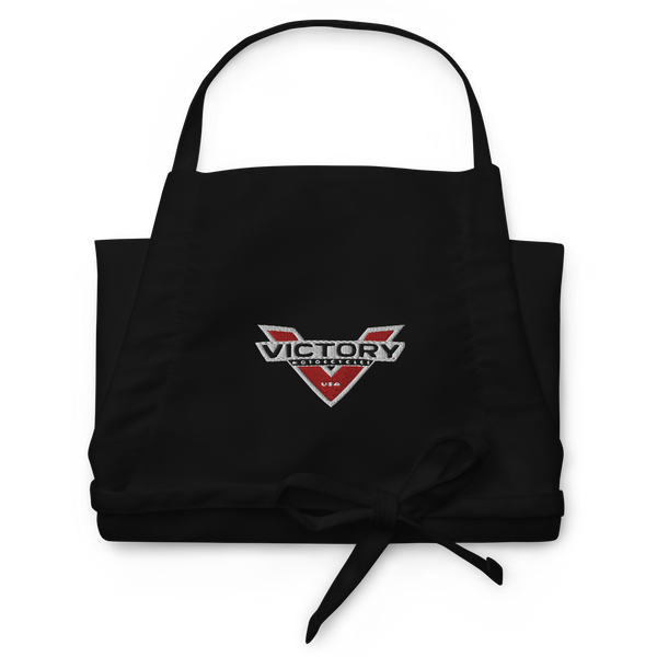 Victory Motorcycle Embroidered Apron