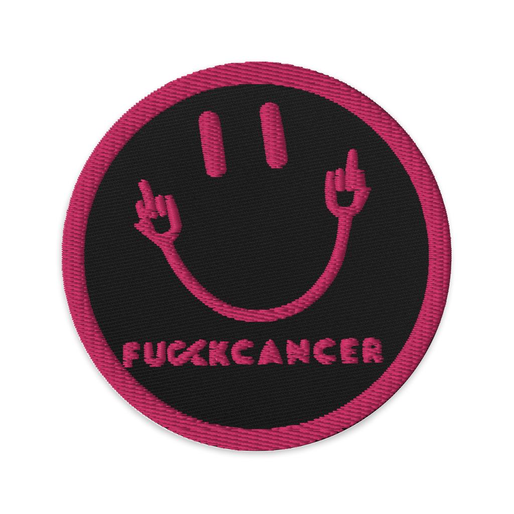 Fuck Cancer Embroidered patches