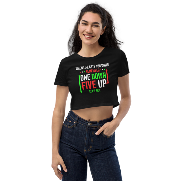 One Down, Five Up Crop Top