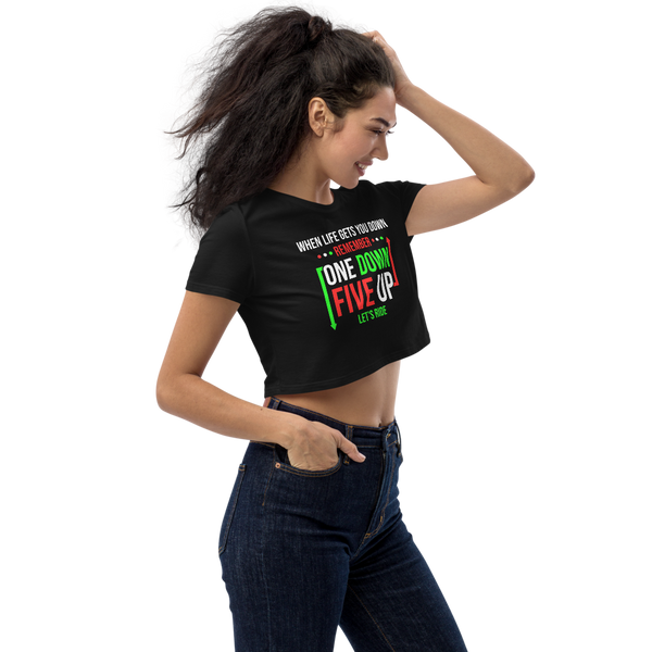 One Down, Five Up Crop Top