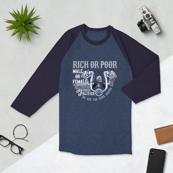 Motorcycle Enthusiast Unisex 3/4 Sleeve Raglan Shirt
