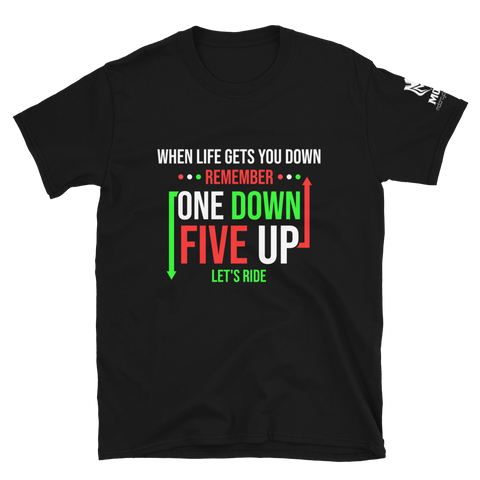 One Down, Five Up Short-Sleeve Unisex T-Shirt