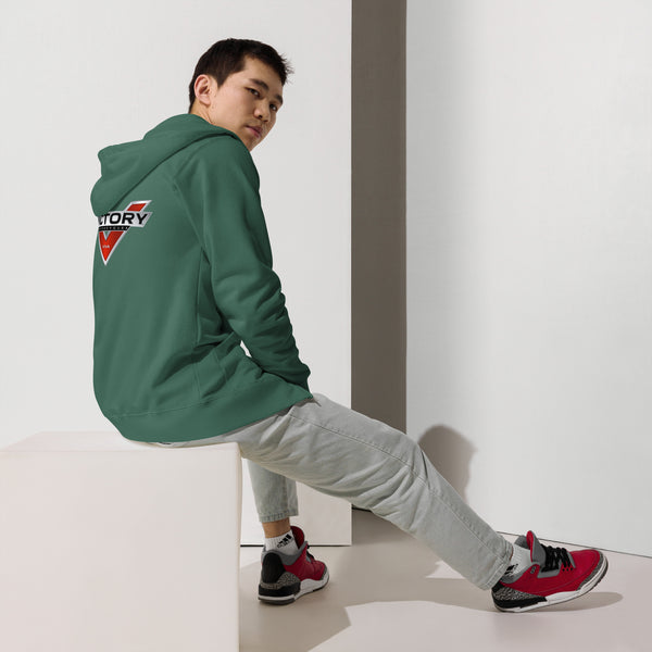 Victory Motorcycle Unisex Fleece Zip Up Hoodie
