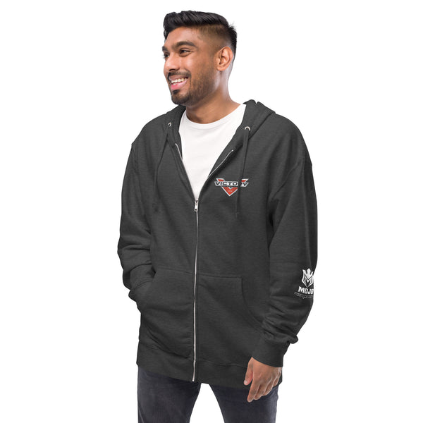 Victory Motorcycle Unisex Fleece Zip Up Hoodie