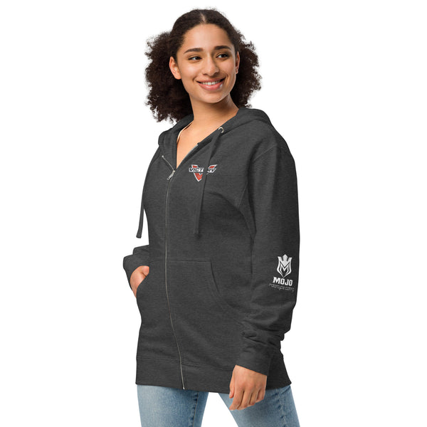 Victory Motorcycle Unisex Fleece Zip Up Hoodie
