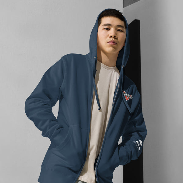 Victory Motorcycle Unisex Fleece Zip Up Hoodie