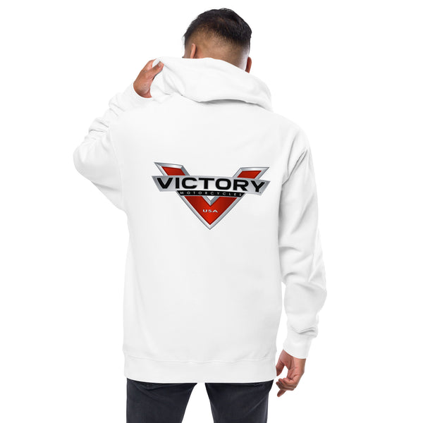 Victory Motorcycle Unisex Fleece Zip Up Hoodie