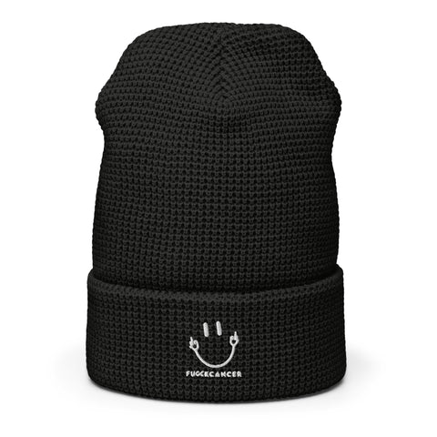 Fuck Cancer Waffle beanie