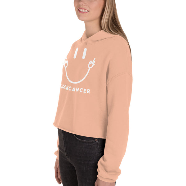 Fuck Cancer Crop Hoodie