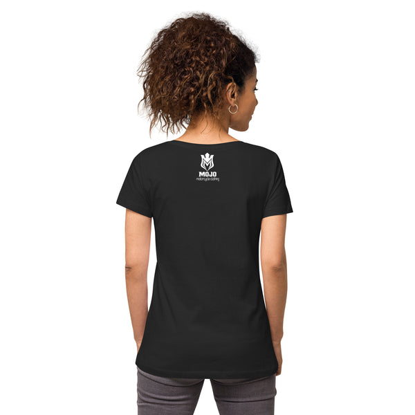 Tim Franchize Francis Women’s Fitted V-Neck T-Shirt