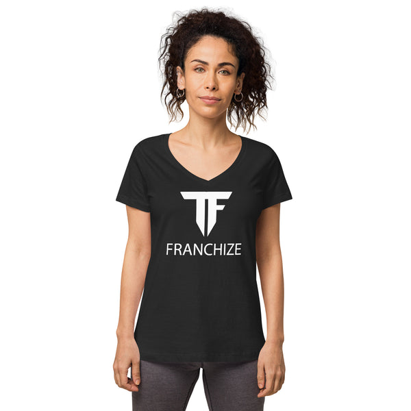 Tim Franchize Francis Women’s Fitted V-Neck T-Shirt