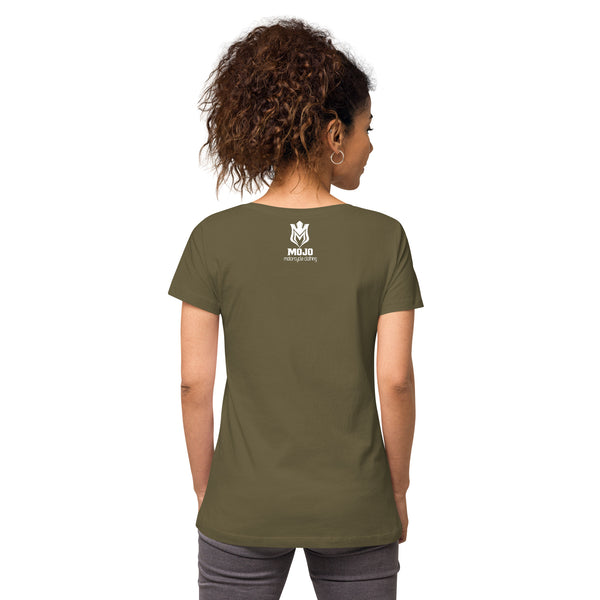 Tim Franchize Francis Women’s Fitted V-Neck T-Shirt