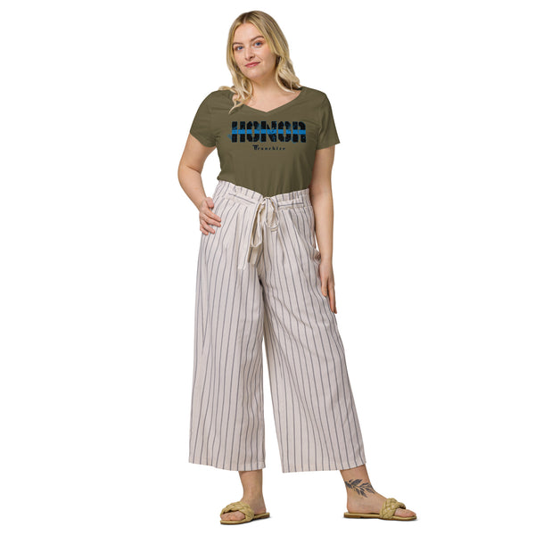 Tim Franchize Francis Women’s fitted V-neck t-shirt
