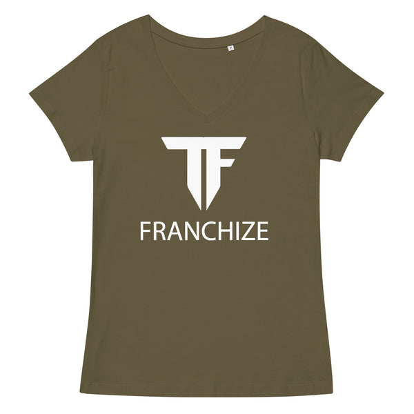 Tim Franchize Francis Women’s Fitted V-Neck T-Shirt