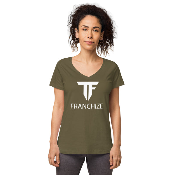 Tim Franchize Francis Women’s Fitted V-Neck T-Shirt