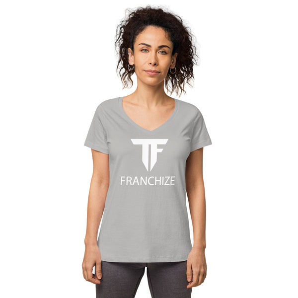 Tim Franchize Francis Women’s Fitted V-Neck T-Shirt