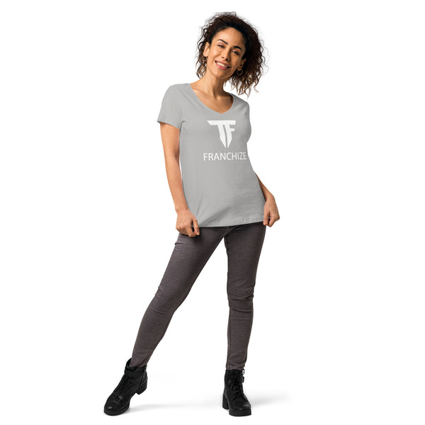 Tim Franchize Francis Women’s Fitted V-Neck T-Shirt