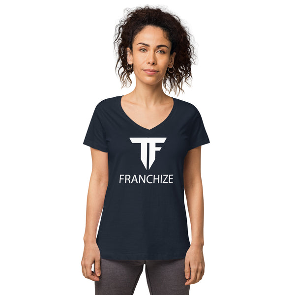 Tim Franchize Francis Women’s Fitted V-Neck T-Shirt