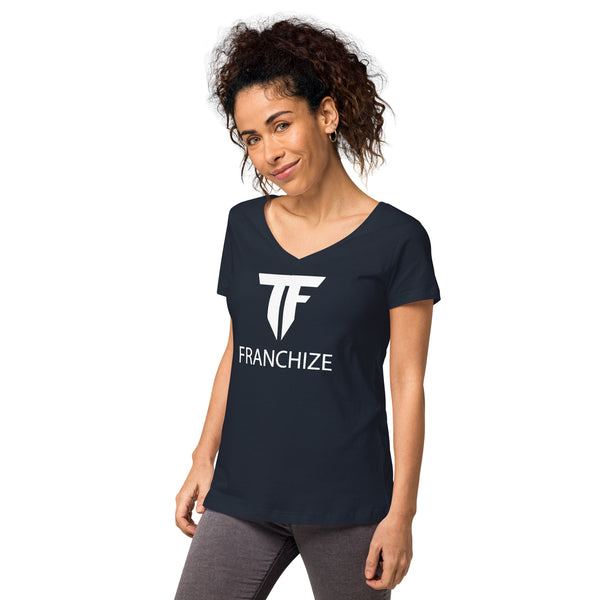 Tim Franchize Francis Women’s Fitted V-Neck T-Shirt