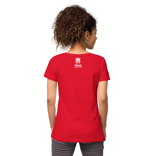 Tim Franchize Francis Women’s Fitted V-Neck T-Shirt