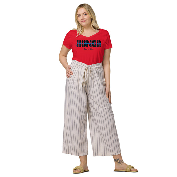 Tim Franchize Francis Women’s fitted V-neck t-shirt