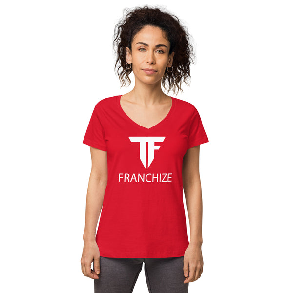Tim Franchize Francis Women’s Fitted V-Neck T-Shirt
