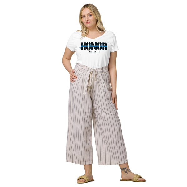Tim Franchize Francis Women’s fitted V-neck t-shirt