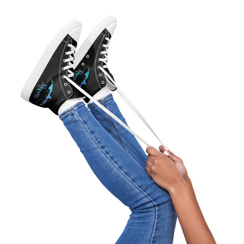 Raven Women’s high top canvas shoes