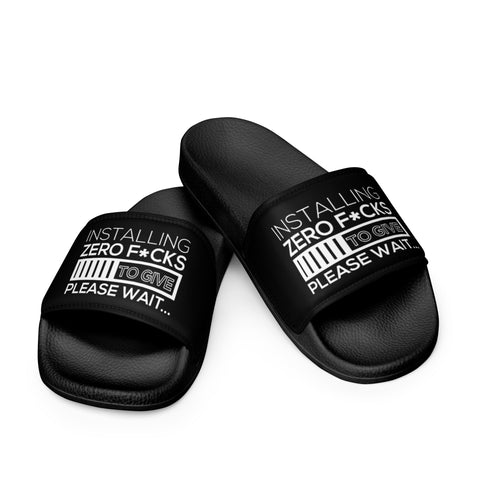 Zero F*cks To Give Women's slides
