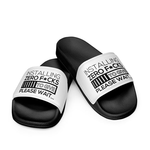 Zero F*cks To Give Women's slides