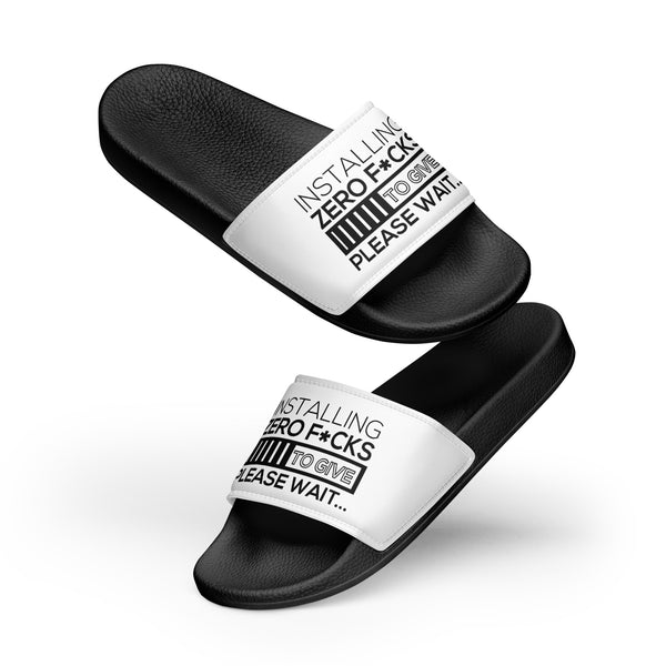 Zero F*cks To Give Women's slides