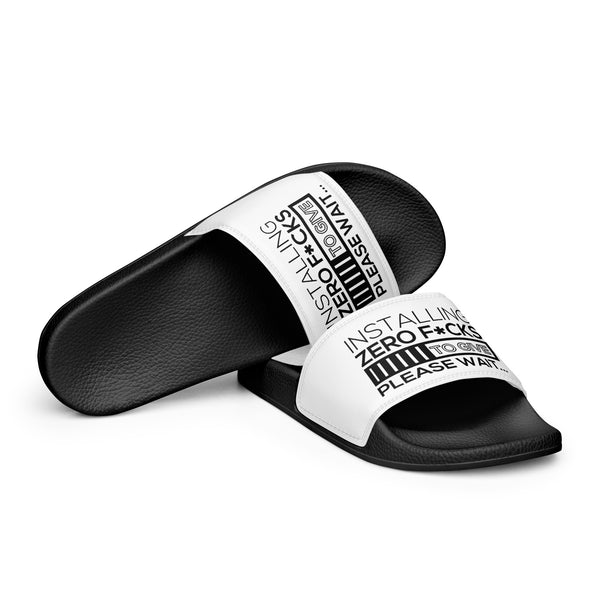 Zero F*cks To Give Women's slides