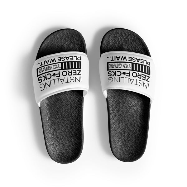 Zero F*cks To Give Women's slides